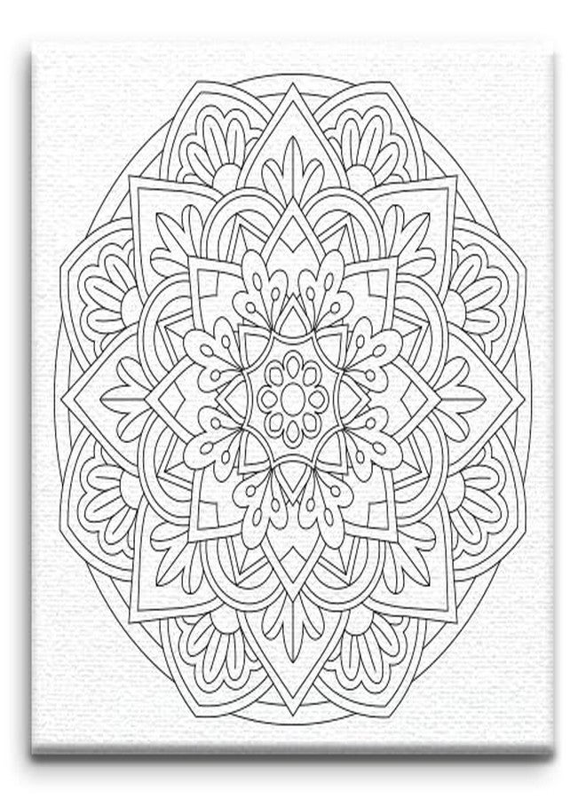 iCraft Canvas Mandala Kit (Harmony Bloom Manadala 4) - Image 5